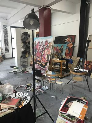 2017年工作室里的风景:回首学画时的那一抹透着母亲体温的洋灰纸时代